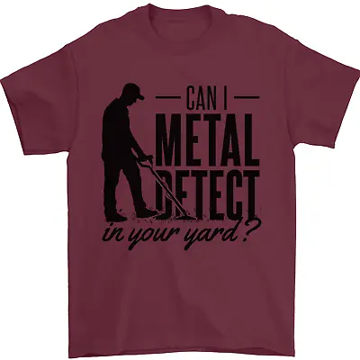 Buy Can I Metal Detect Funny Detector Detecting Mens T-Shirt 100% Cotton • 7.49£