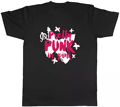 Buy Pretty Punk In Pink Rock Mens Unisex T-Shirt Tee • 8.99£