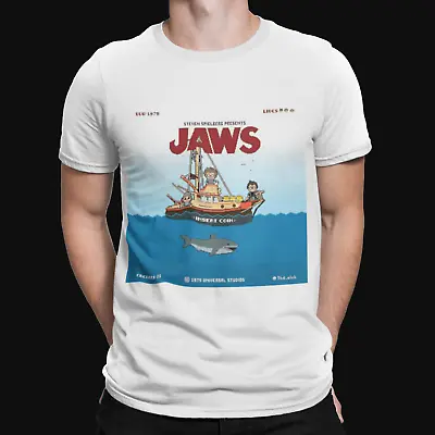 Buy Jaws Video Game T-Shirt - Retro - Movie Poster - 90s - Action - Horror - 80s • 8.39£