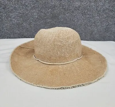 Buy Gypsy & Lolo Paper Straw Hat Womens One Size Chin Strap Breathable Art Love • 17.38£