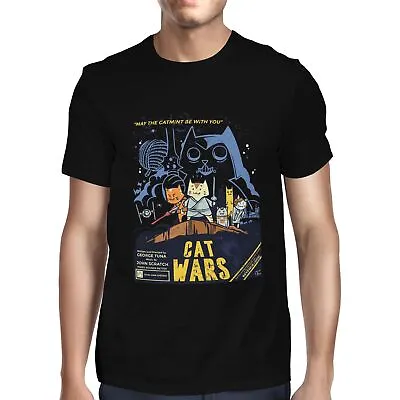 Buy 1Tee Mens Cat Wars Spoof  T-Shirt • 7.99£