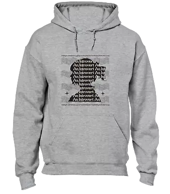 Buy An Introvert Fashion Hoody Hoodie Funny Cool Retro Classic Design Top New • 16.99£