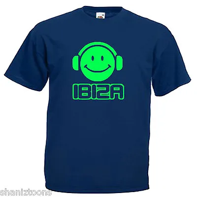 Buy Ibiza DJ Adults Mens T Shirt 12 Colours  Size S - 3XL • 9.49£
