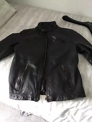 Buy Men’s Leather Jacket    Biker Style • 30£