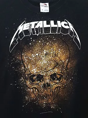 Buy Metallica 2011 Skull Explosion Graphic Band T Shirt Black M • 15£
