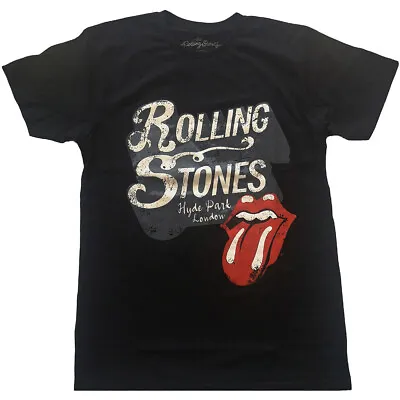Buy The Rolling Stones T Shirt OFFICIAL Hyde Park Rock Licensed Tee Black New S-2XL • 14.95£