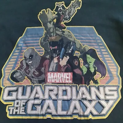 Buy Guardians Of The Galaxy T Shirt Marvel Comic Book Style Black Graphic  UK S • 8£