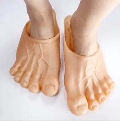 Buy Cossplay Big Toe Slippers Dress Up Props Shoes Fake Feet Shoes For Adults Child • 12.47£