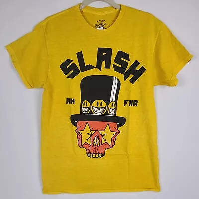 Buy NEW Forever 21 Womens Yellow SLASH RN FNR Graphic T-shirt. Sz M/L. NWT • 13.26£
