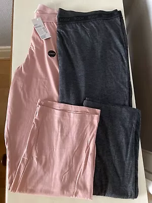 Buy M&S Body Pack Of  2 Cotton Modal Pyjama Bottoms Cool Comfort Pink Grey-22 R-BNWT • 14.99£