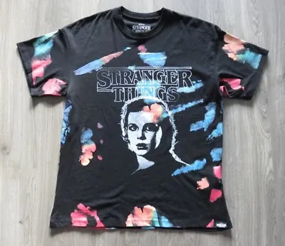 Buy Netflix Stranger Things Eleven Pull&bear Black Men's T Shirt Top S Small New • 14.99£