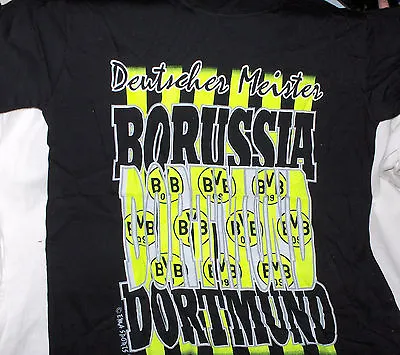 Buy  Borussia Dortmund T.Shirt  Meister  Schwarz Größe:140  --Neu,Lizenz,Rarität • 17.30£