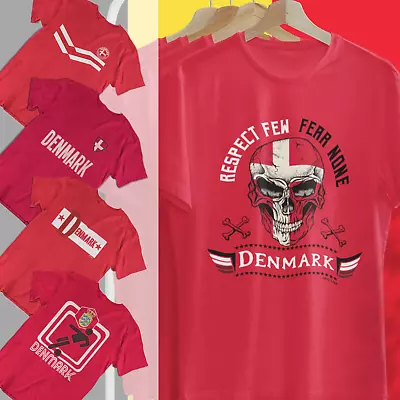 Buy Adults Or Kids  DENMARK Football T-Shirts 2022 Designs Danish Euro World Cup Kit • 8.99£