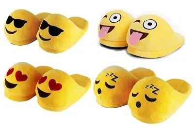 Buy Emoji 3d Slippers Cool Sunglasses Sleep Wink Love • 7.95£