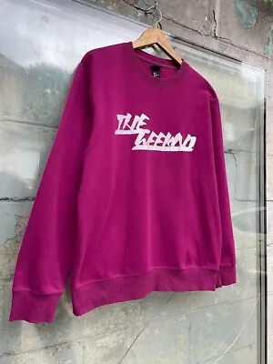 Buy The Weeknd Merch Sweatshirt H&M Red Made In China • 43.20£