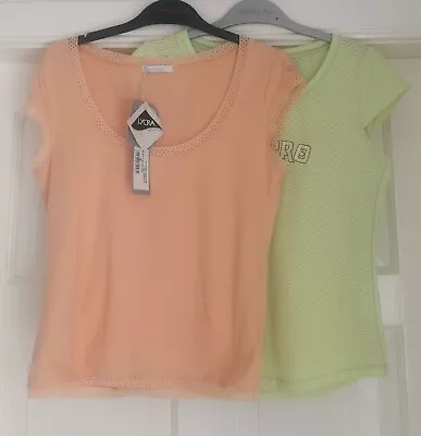 Buy USA Pro Mango Darted T-Shirt Medium NWT + Lime Top Small New Other  • 14.99£