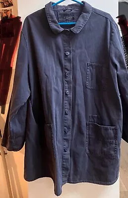 Buy Women's Seasalt Pentowan Blue Utility Chore Jacket Workwear Overshirt UK Size 24 • 25£