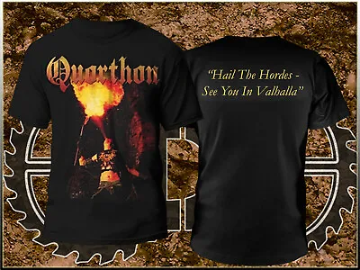 Buy QUORTHON - Hail The Hordes TS NEW, Black Metal,BATHORY, VENOM, SODOM • 16.93£