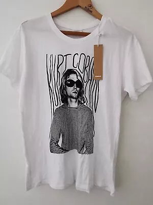 Buy BNWT Cotton On 2019 Kurt Cobain Nirvana Print Oversized T-Shirt Size Large * NEW • 22.50£