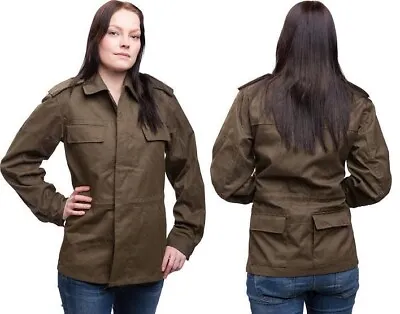 Buy Ladies Women's Cotton Multi Pocket Vintage Military Army Look Summer Jacket • 17.95£