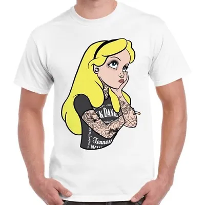 Buy Alice Wonderland Full Sleeve Tattoo Punk Cool Gift Hipster Retro T Shirt 1449 • 6.35£