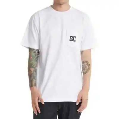 Buy DC Star Pocket S/S T-Shirt - White • 17.99£