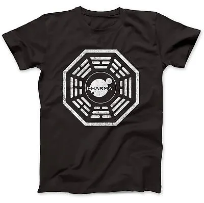 Buy Lost Dharma Initiative T-Shirt 100% Premium Cotton • 15.97£
