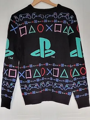Buy Official Sony Playstation Christmas Jumper Sweater Medium - 98cm - 36  Chest • 23.99£