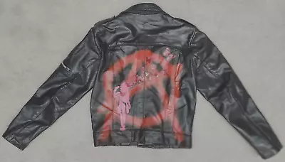 Buy Leather Biker Jacket Womens Punk Rock Custom Belted • 144.77£