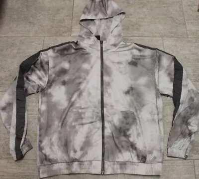 Buy Nike Ladies Icon Clash Hoodie Sports Sweater Jacket Gray Black Size M New • 36.14£