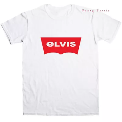 Buy Funny Elvis Brand White T-Shirt Adults Unisex Tee Top • 11.99£