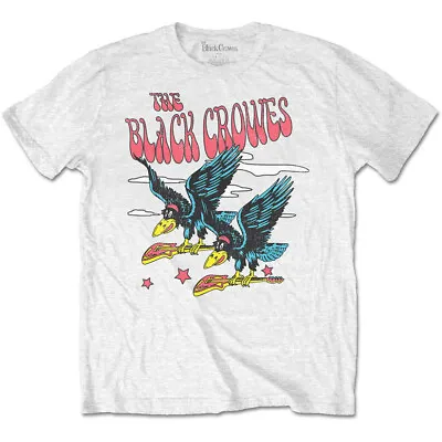 Buy The Black Crowes Flying Crowes White T-Shirt OFFICIAL • 14.89£