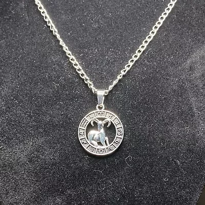 Buy Handmade Aries Zodiac Necklace Gothic Gift Jewellery Fashion Accessory • 4.50£