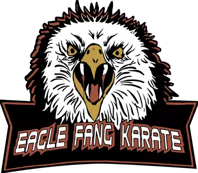 Buy Eagle Fang Karate Cobra Kai 80s Karate Kid Logo Iron On Tee T-shirt Transfer • 2.29£