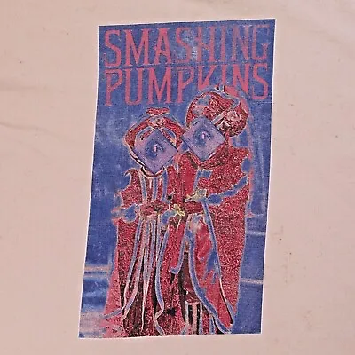 Buy Smashing Pumpkins Medium T Shirt Beige Official Europe Tour Merch 2011 • 51.45£