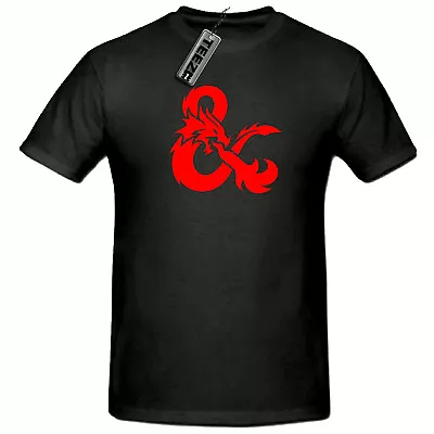 Buy Red Dungeons & Dragons T Shirt, D&D Mens T Shirt, D&D Gaming T Shirt,tee • 10.99£