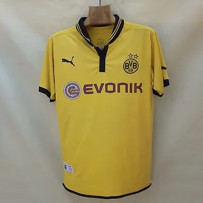 Buy Borussia Dortmund  2012 2013 Football Soccer Jersey Shirt Men's Medium Yellow • 24.67£