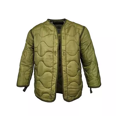 Buy Original US M65 Jacket Liner Army Military Vintage Insulated Olive Green New • 39.99£