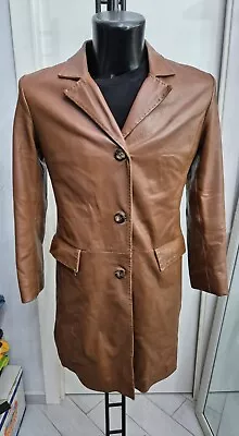 Buy Matrix Leather Jacket Used Woman Brown Size 44 XYR570L • 143.16£