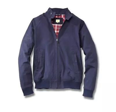 Buy Men’s VW Blue Harrington Style Coat Jacket GENUINE BEETLE COLLECTION MERCHANDISE • 19.99£