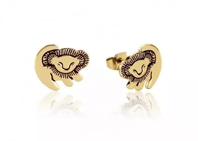 Buy Lion King Cute Earrings Jewellery Disney Metal Gold Womens Gift Stud • 5.99£