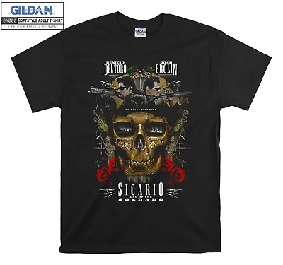 Buy Skull Sicario Soldado T-shirt Gift Hoodie Tshirt Men Women Unisex F692 • 19.95£