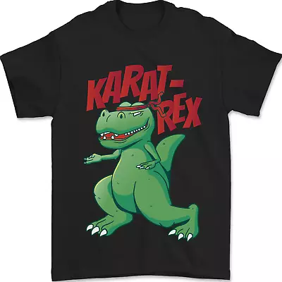 Buy Karat-Rex Karate T-Rex Dinosaur Mens T-Shirt 100% Cotton • 8.49£