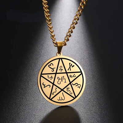Buy Talisman Pentagram Supernatural Wicca Pagan Pentacle Amulet Necklace Jewelry • 5.99£