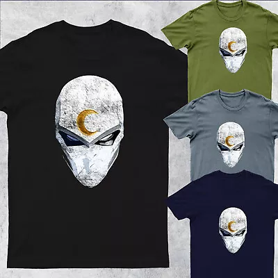 Buy Moon Knight Mask Distressed Adults Mens T Shirts  #DM #P1#PR • 9.99£