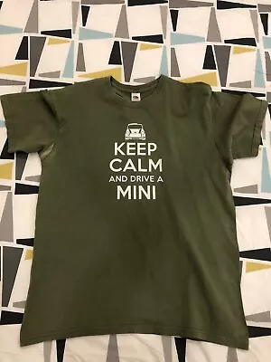 Buy 'Keep Calm And Drive A Mini (car Logo)' Austin Mini, Cooper S, T Shirt FREEPOST! • 3.99£