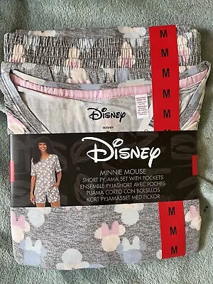 Buy Disney Mickey Mouse Short Pyjama Set With Pockets - Size M (to Fit Size 12-14) • 9£