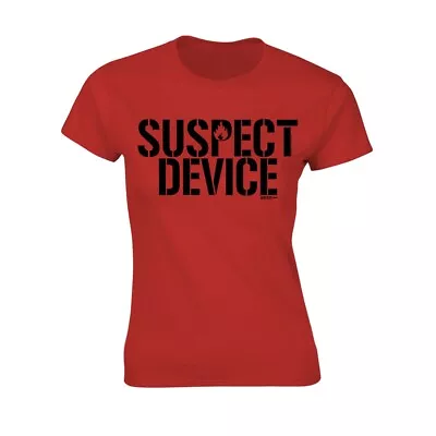 Buy STIFF LITTLE FINGERS - SUSPECT DEVICE RED T-Shirt, Girlie  Womens: 10 • 8.22£