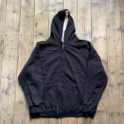 Buy Starter Hoodie Full Zip Sweatshirt, Black, Mens XL • 15£