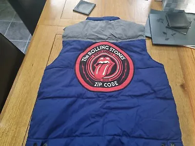 Buy Official Rolling Stones Zip Code Womens Gillet Size Small Brand New Free Postage • 14.99£